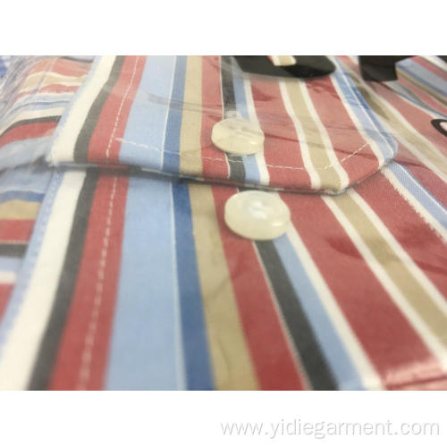 Men'S Button Down Shirt Men's Classic Long Sleeve Pocket Shirt Manufactory